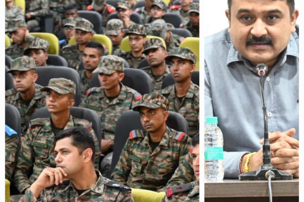 IMA कैडेट्स के साथ पुलिस लाइन देहरादून में एसएसपी देहरादून ने किया इंटरेक्शन